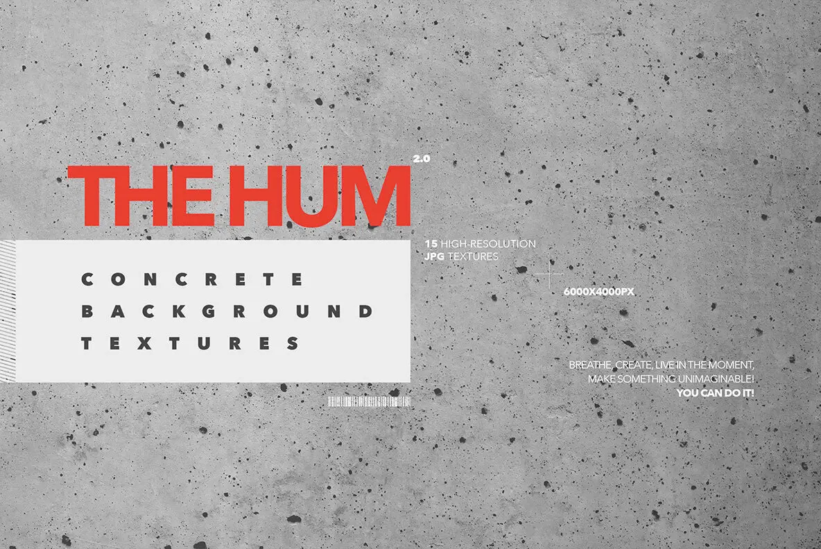 THE HUM Concrete Background Textures
