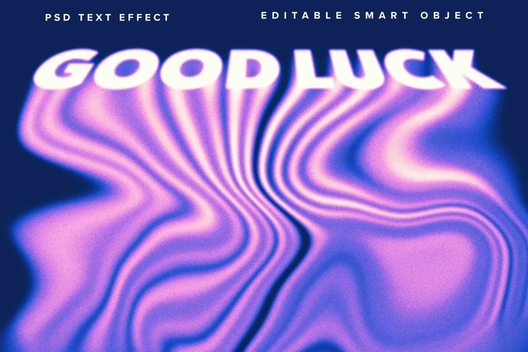 Melting Text Effect Mockup