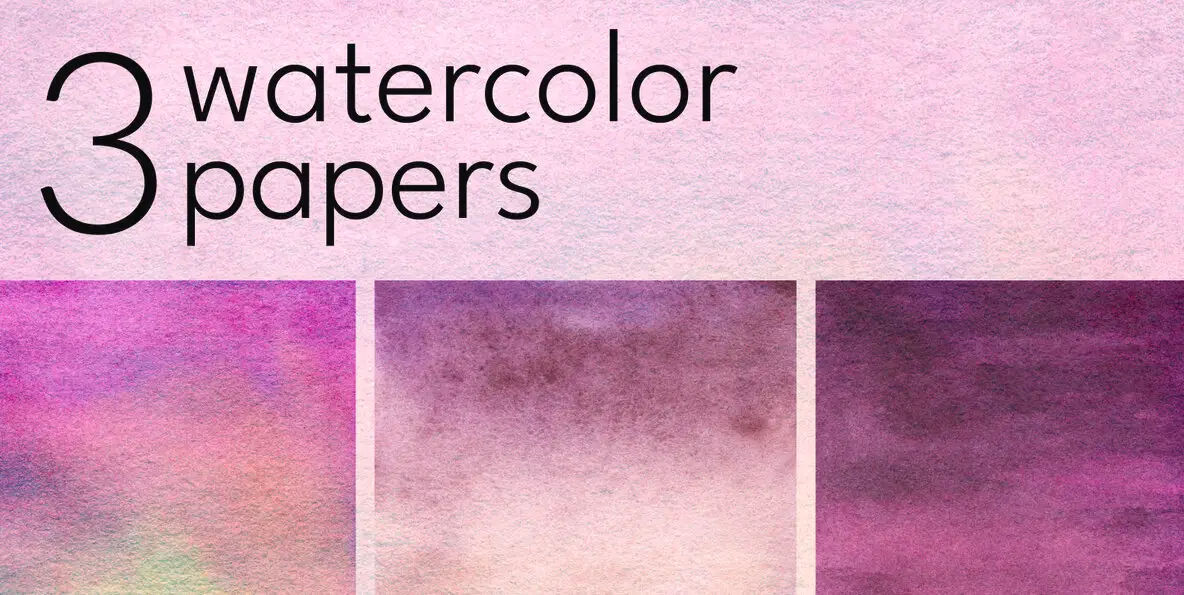 Magenta Watercolor Paper