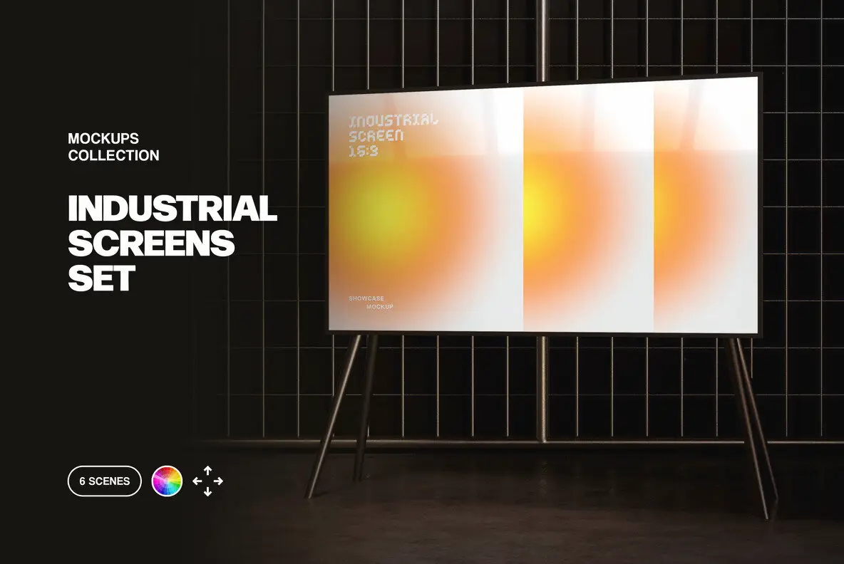 Industrial Screen Mockups