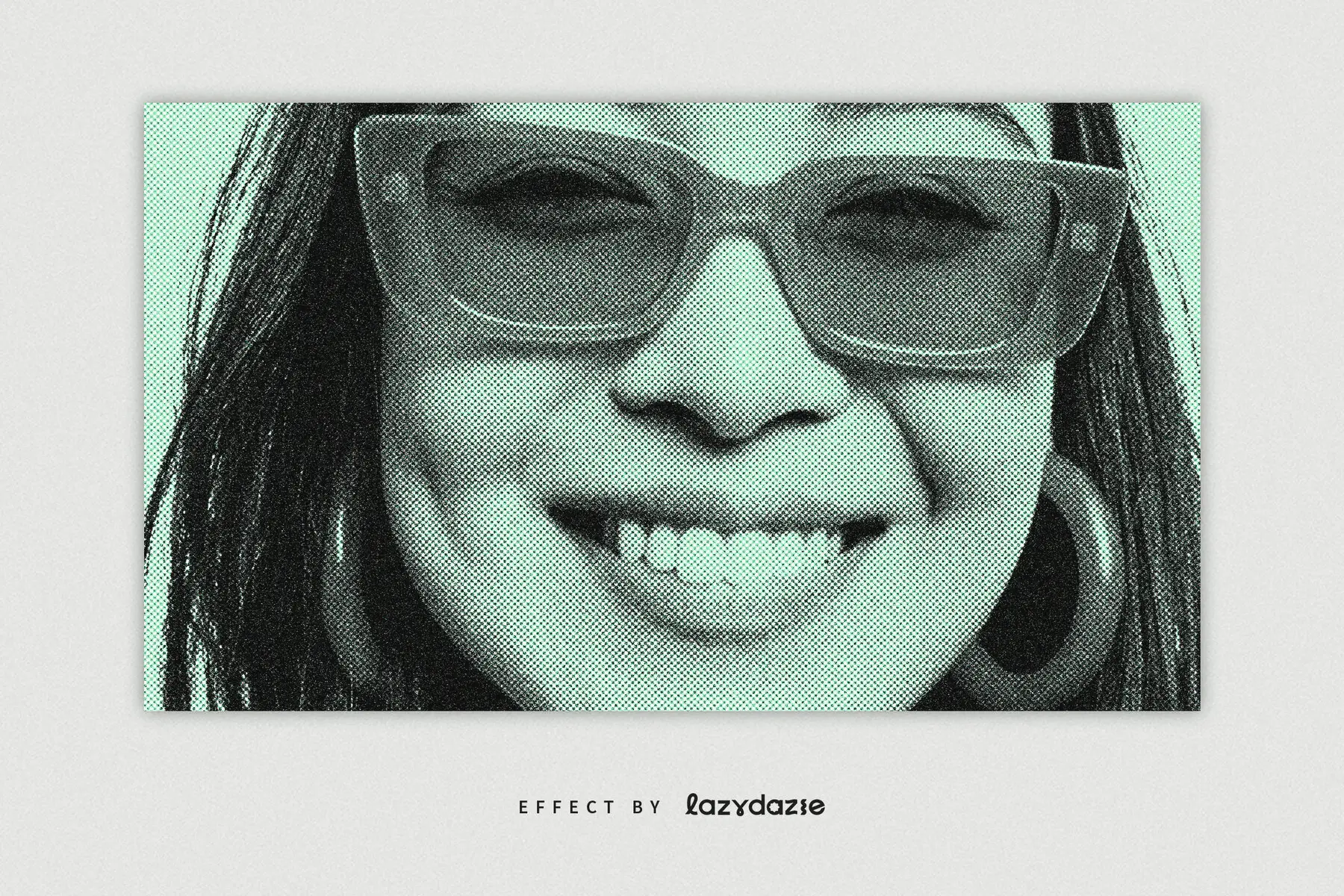 Poster Print Texture Image Effect Mockup