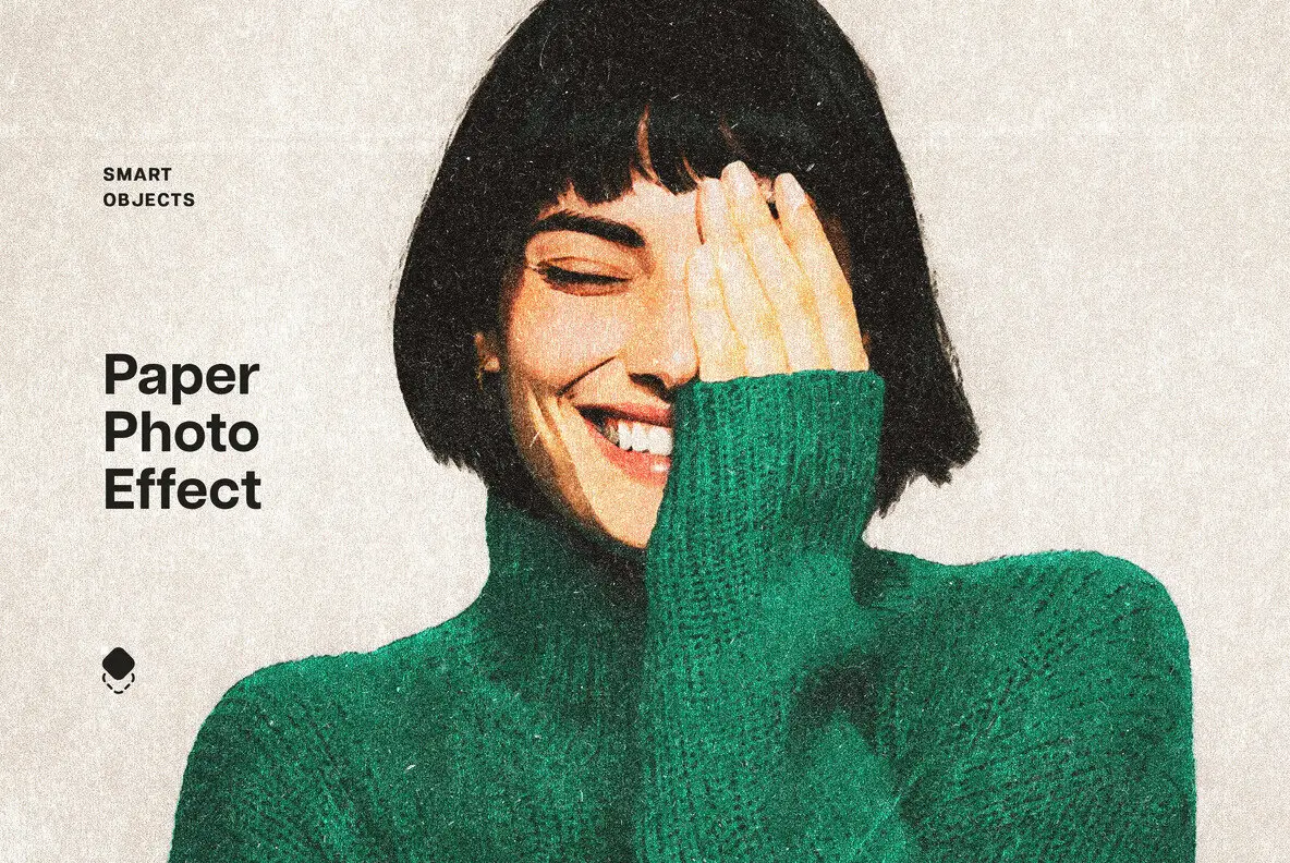 Paper Textured Photo Effect