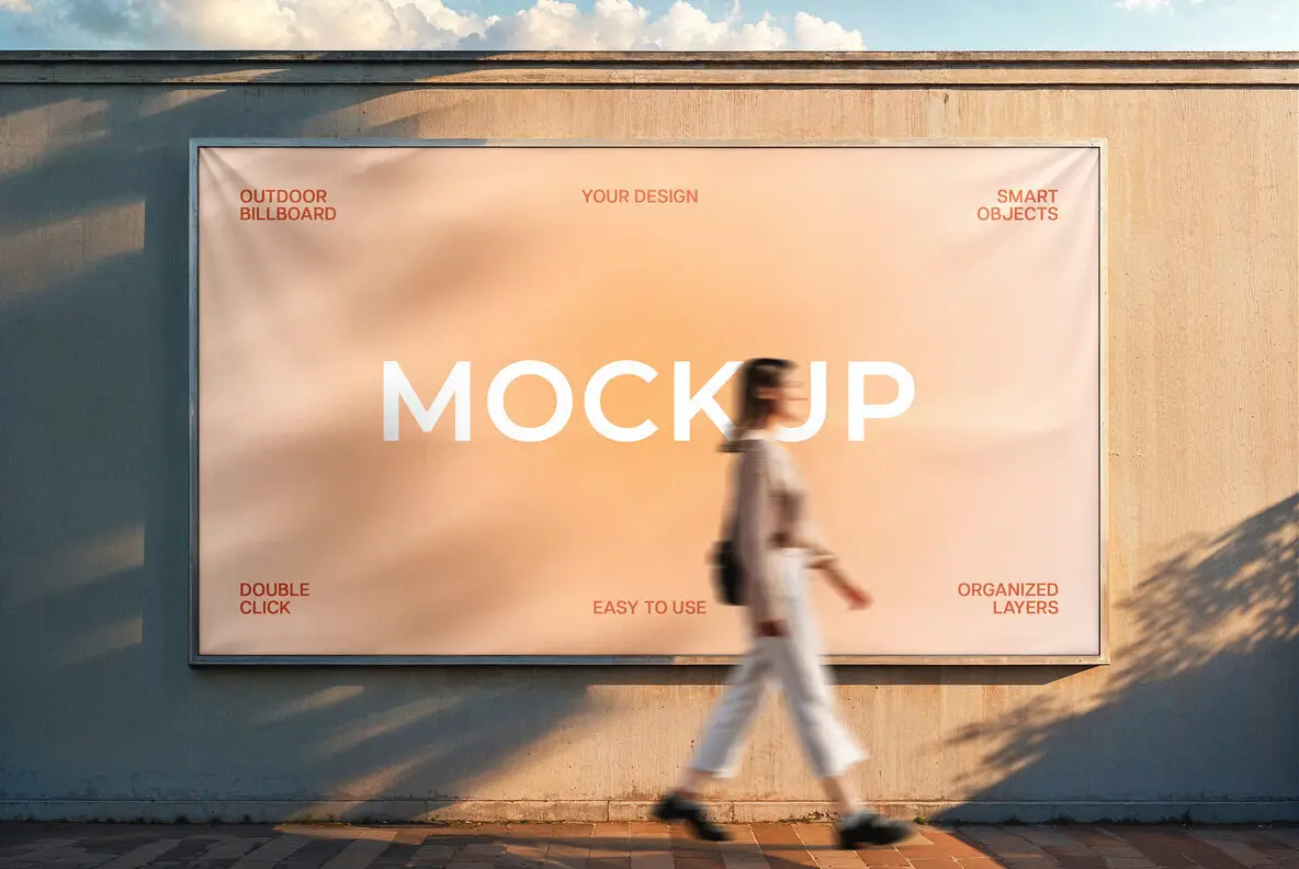Outdoor Billboard Mockup