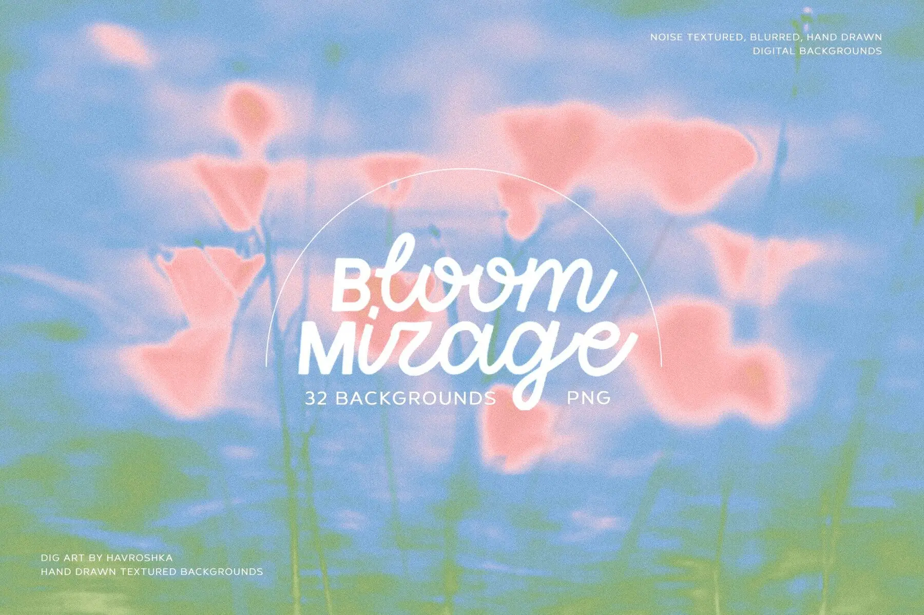 Bloom Mirage Pastel Floral Textures