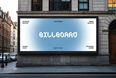 City Billboard Mockup