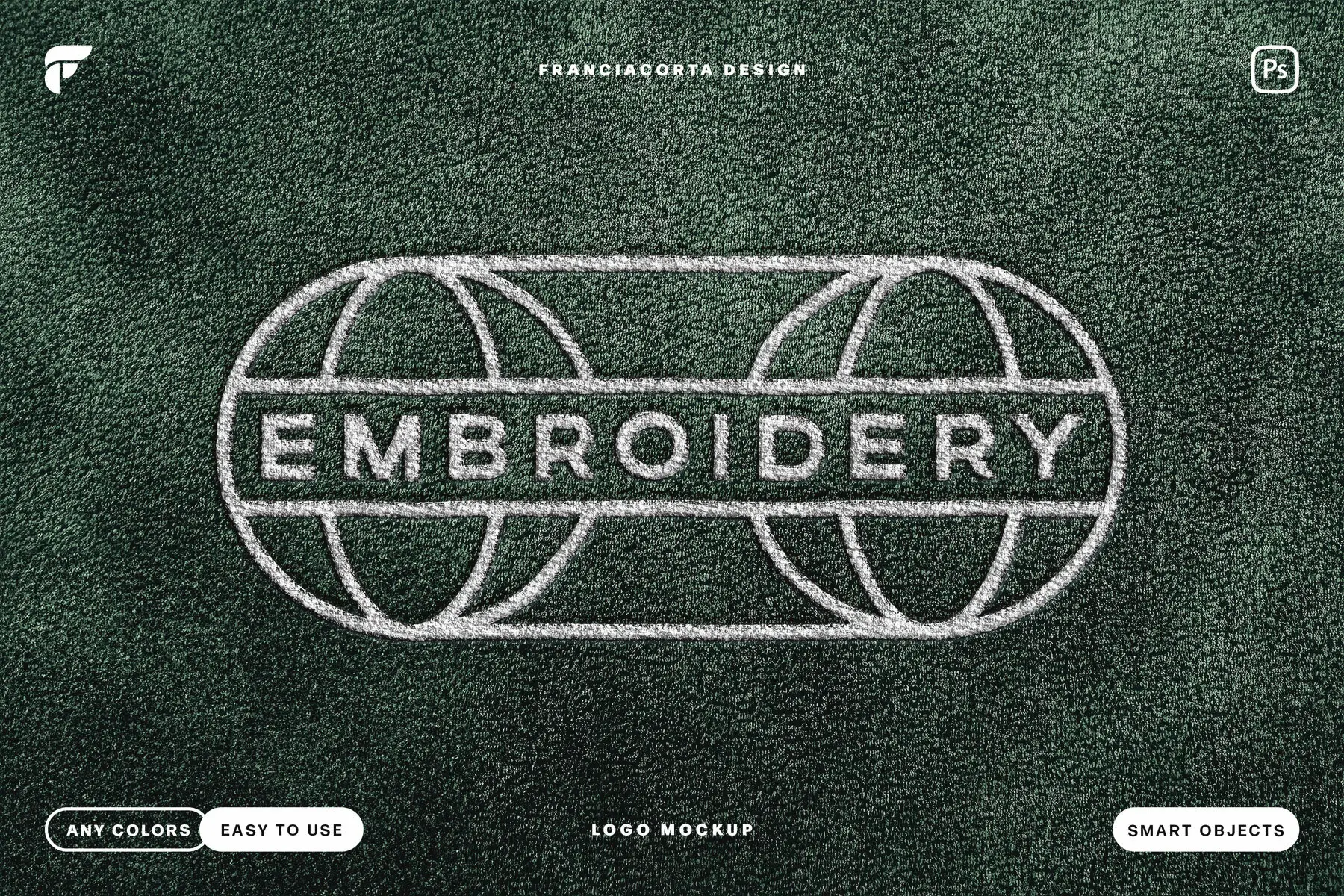 Embroidery Logo Mockup