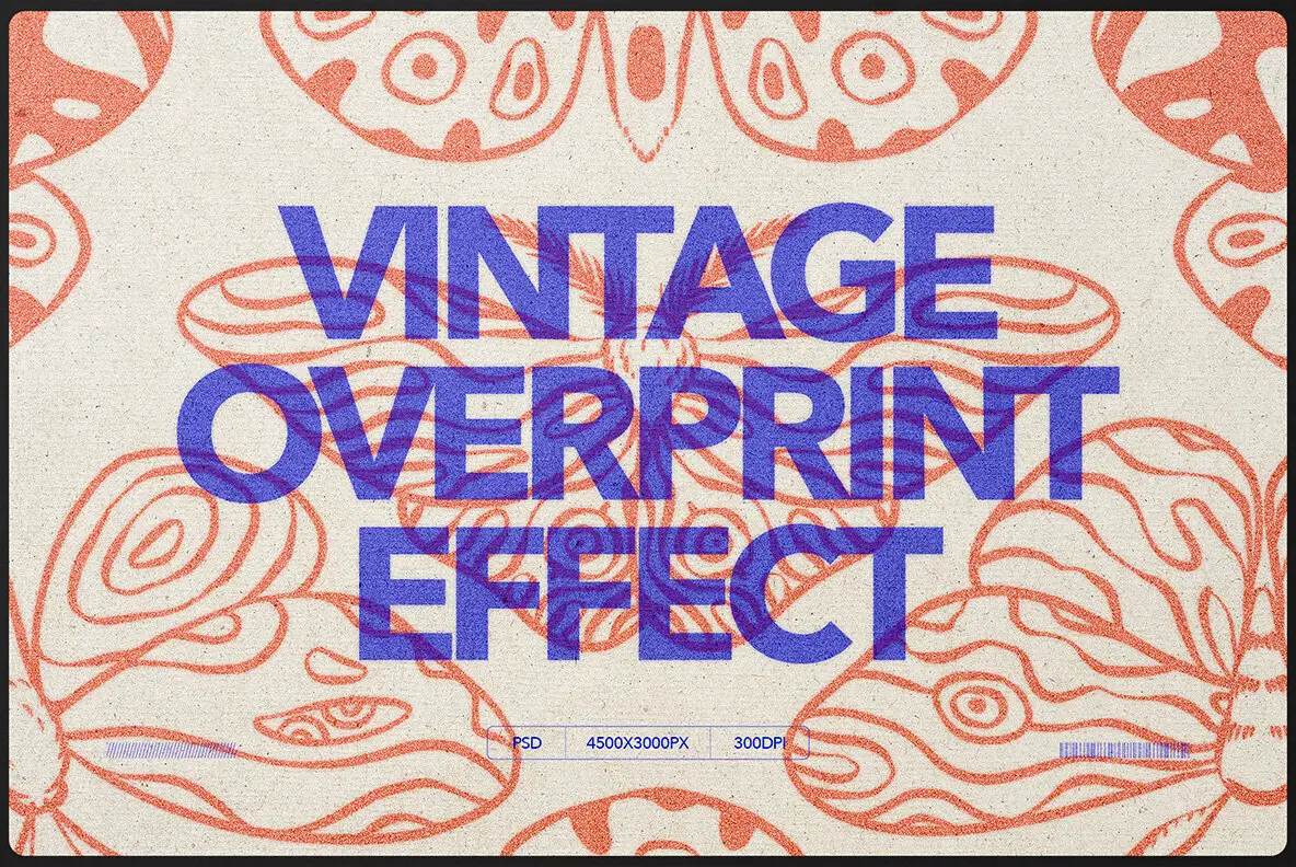 Vintage Overprint Effect