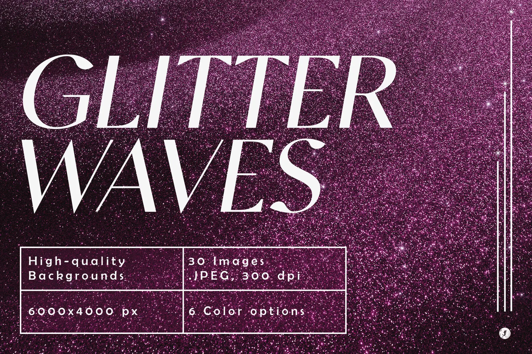 Glitter Waves Backgrounds