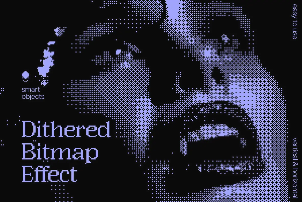 Dithered Bitmap Photo Effect