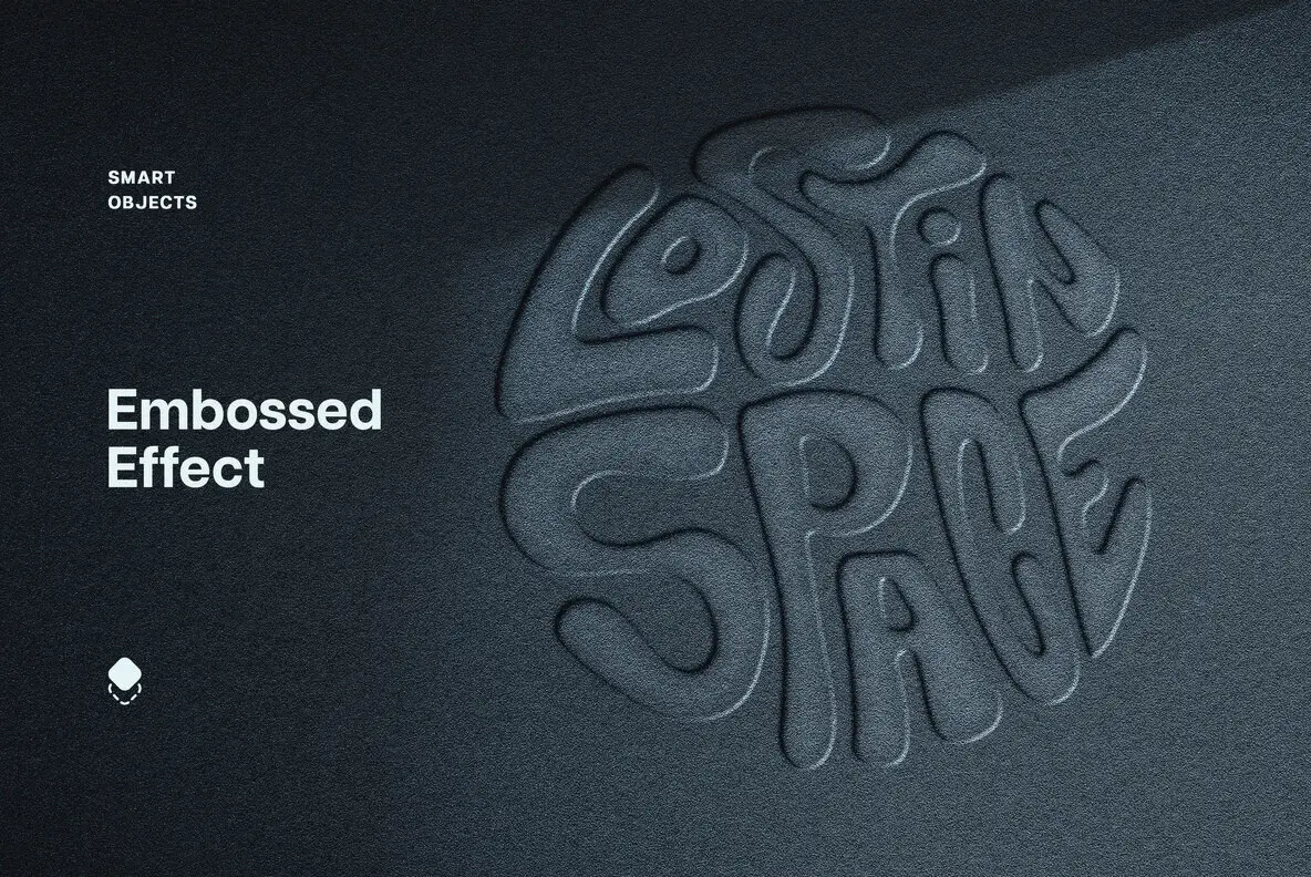 Embossed Text and Logo Effect