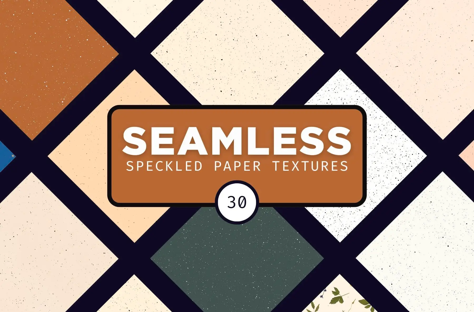 30 Seamless Speckled Paper Patterns