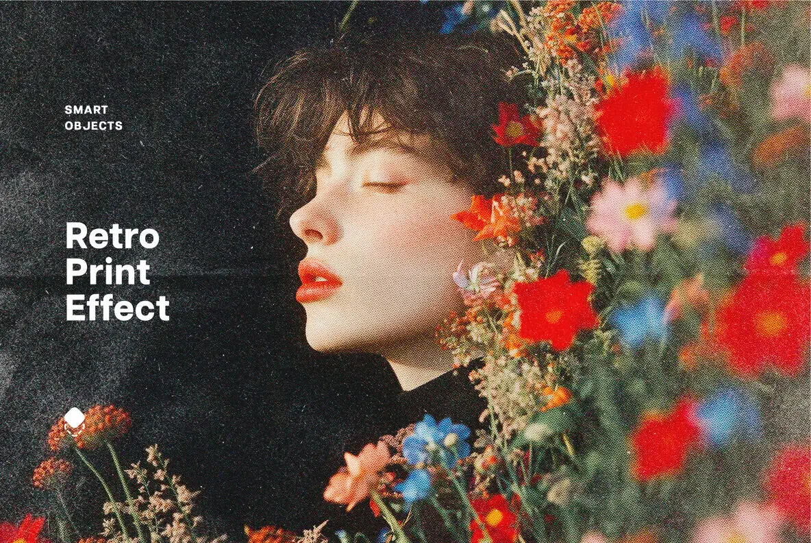 Retro Print Photo Effect