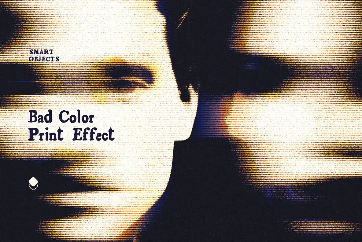 Bad Color Print Effect