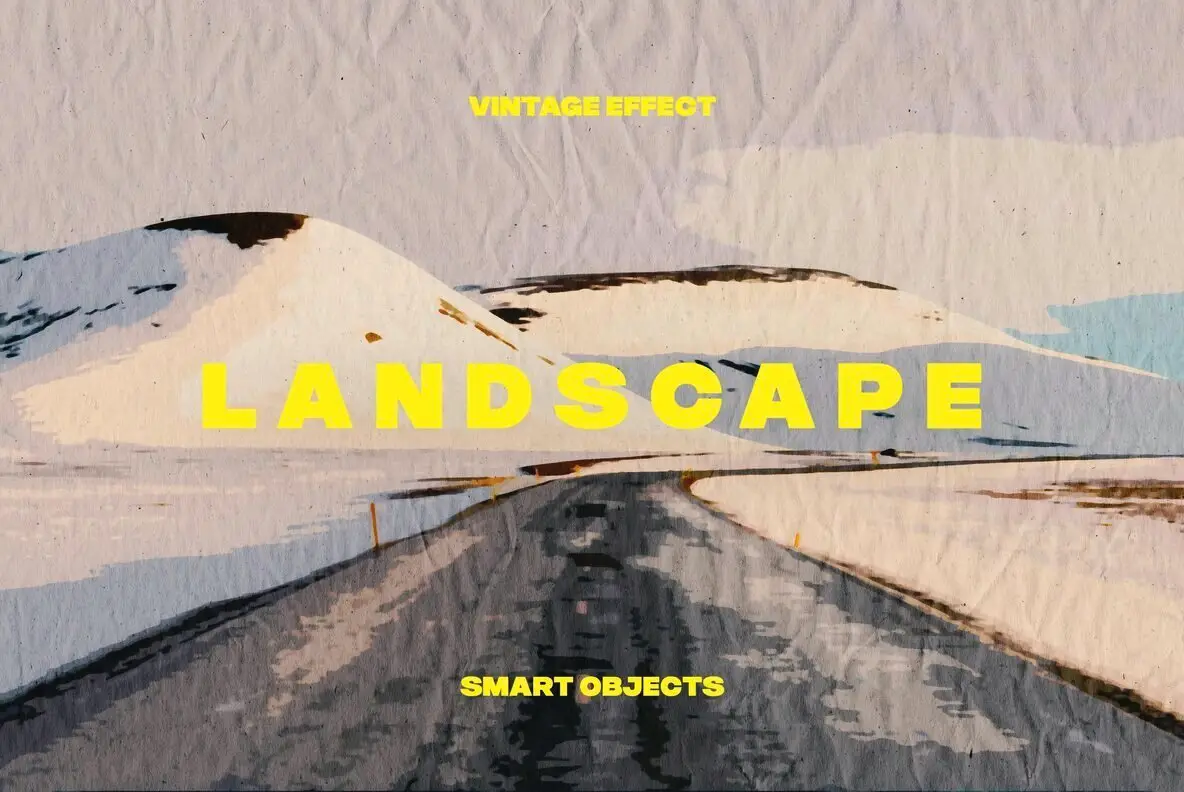 Vintage Landscape Photo Effect