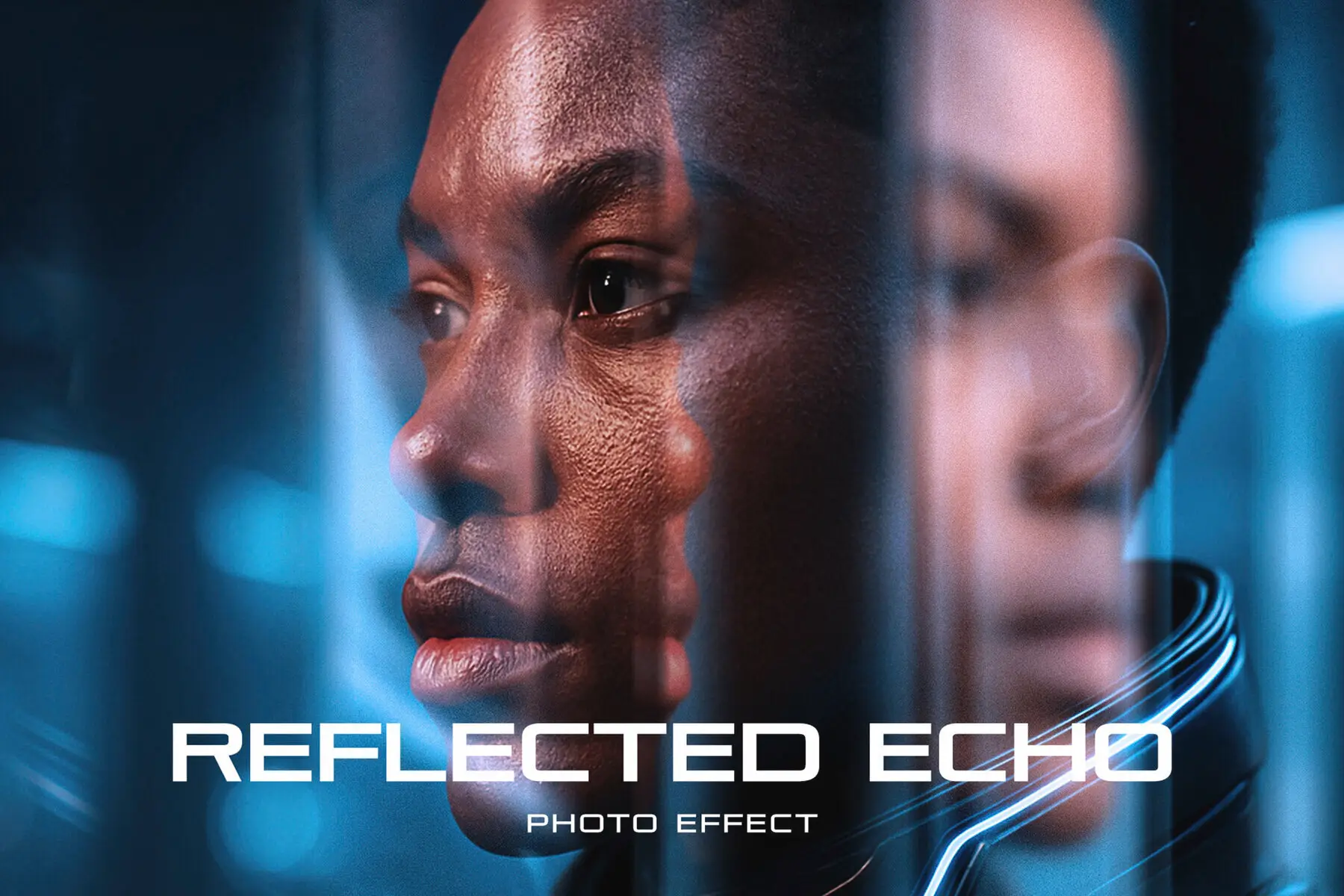 Reflected Image Effect Mockup