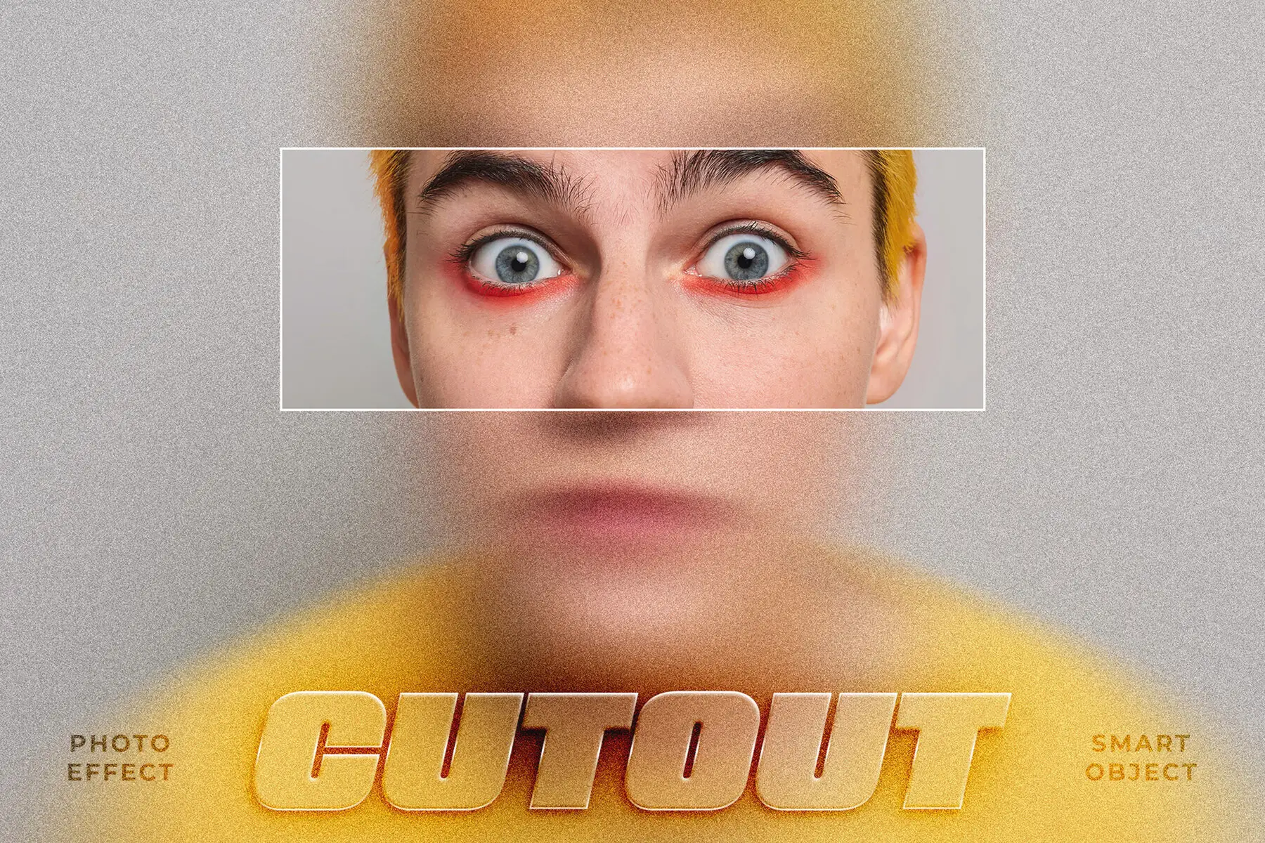 Cutout Image Effect Mockup