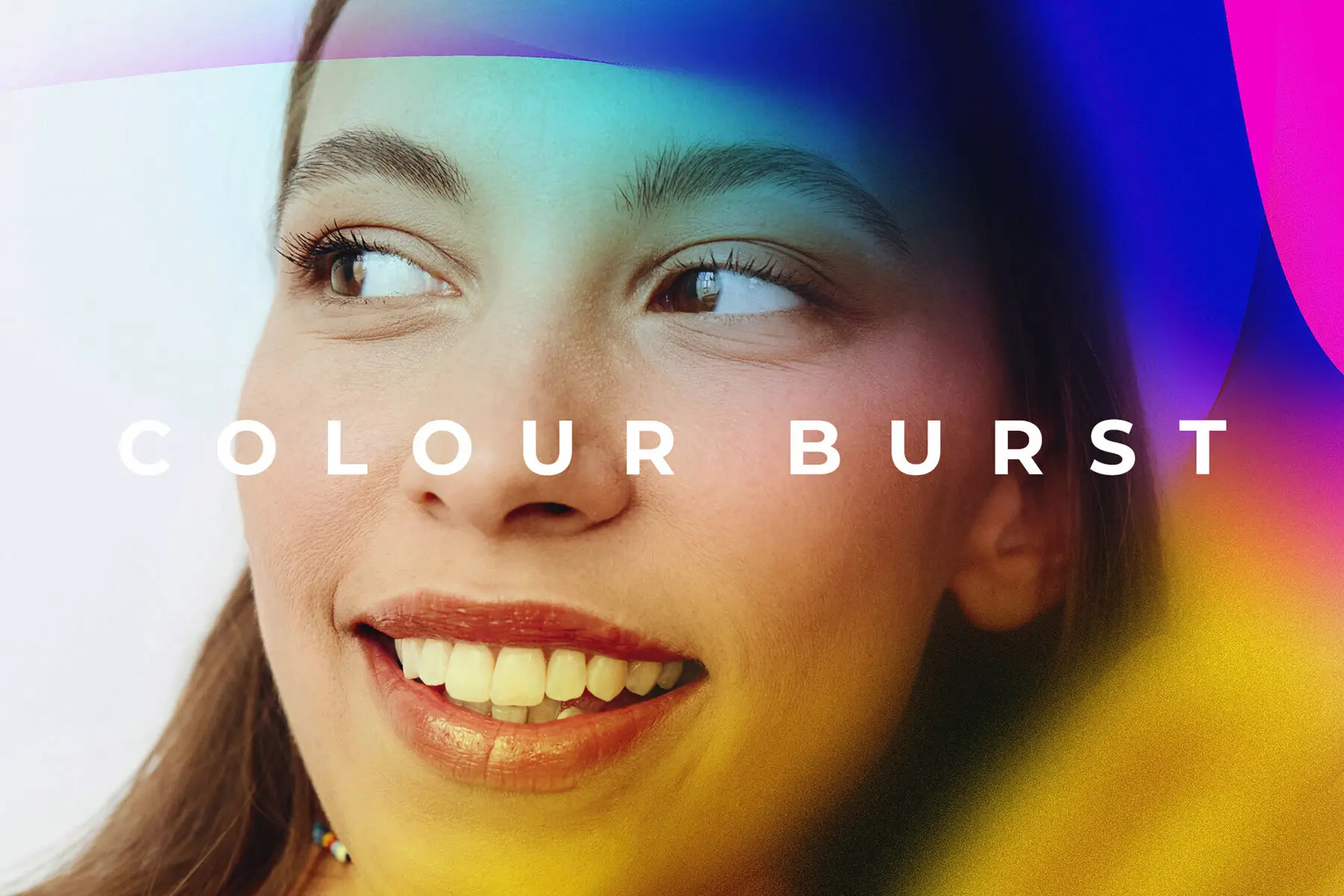 Colour Burst Image Effect Mockup