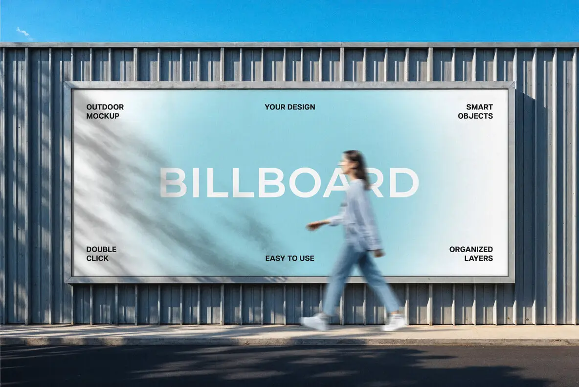 Outdoor Billboard Mockup
