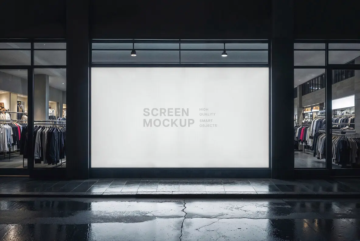 Storefront Screen Mockup