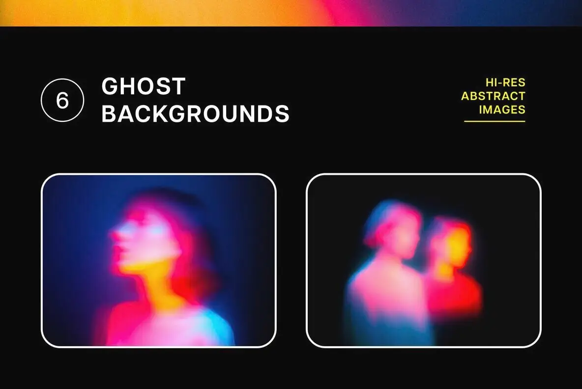 Abstract Ghost Backgrounds
