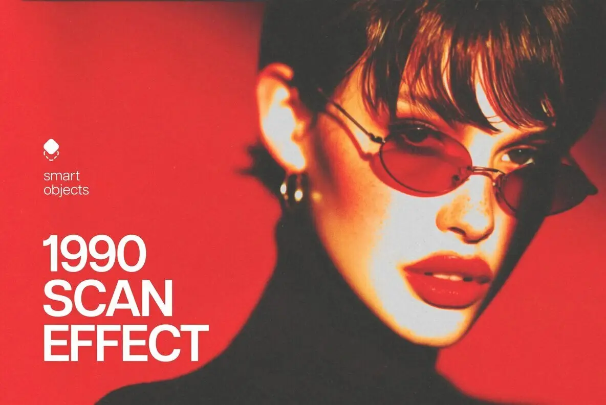 1990 Scan Photo Effect