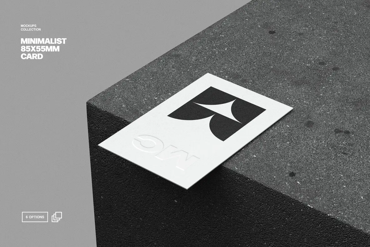 85x55mm Business Card Mockup