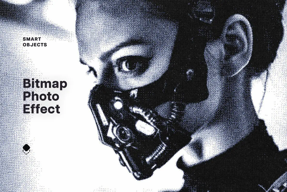 Dithering Bitmap Photo Effect