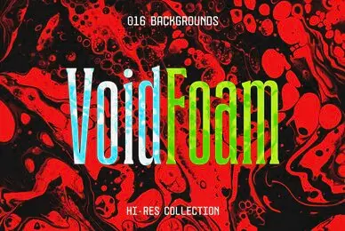 Void Foam Abstract Backgrounds Collection