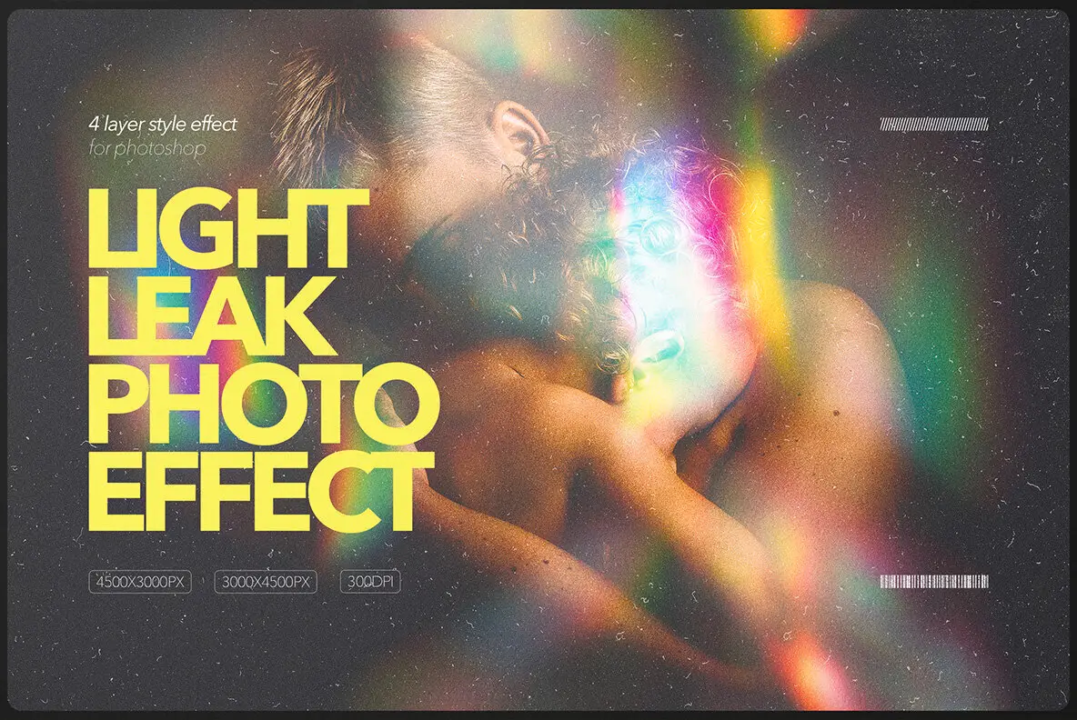 Light Leak Photo Overlays