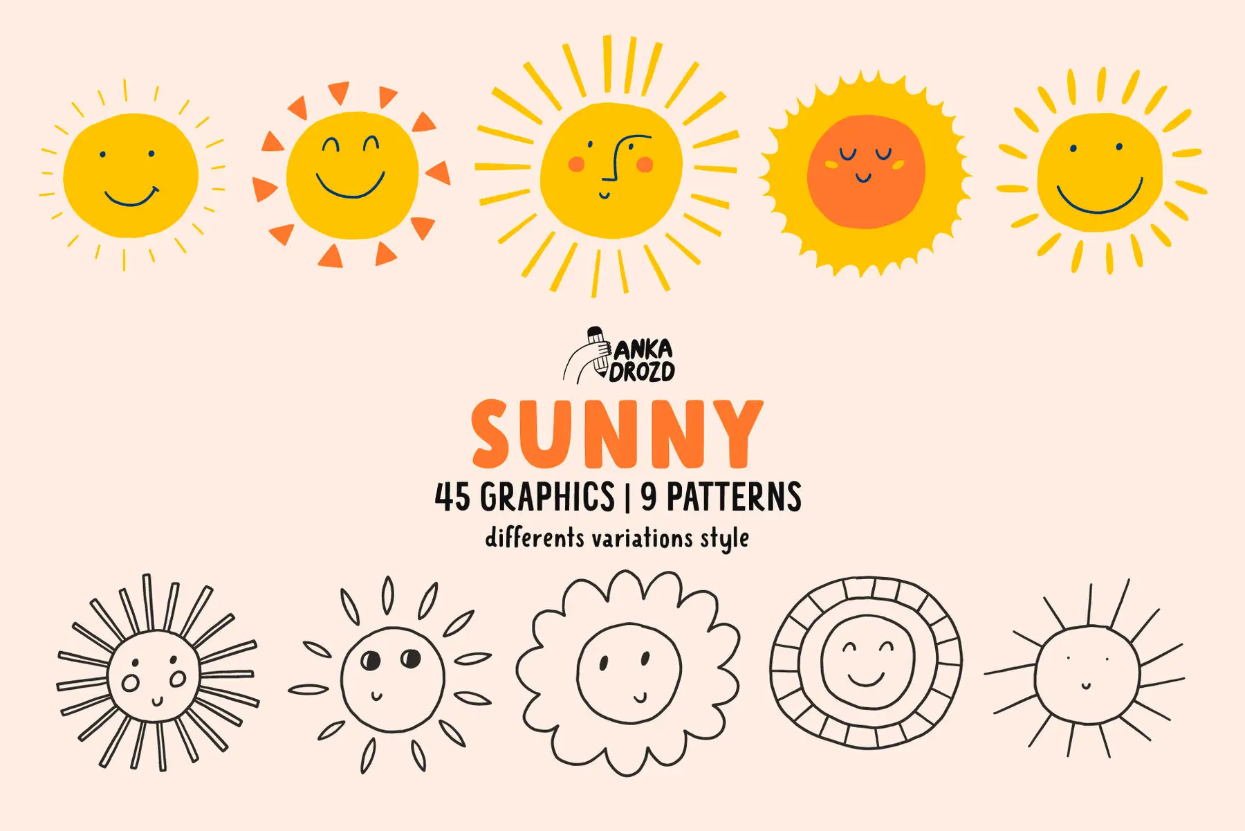 Sunny Illustrations and Patterns