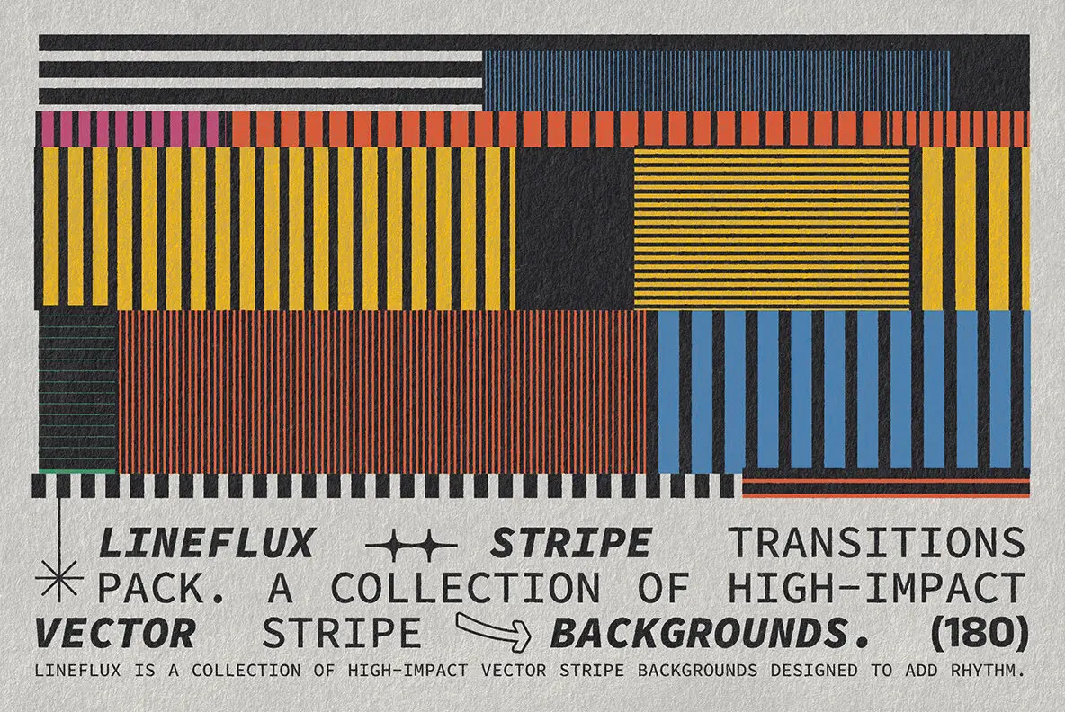 Lineflux – Vector Stripe Transitions Pack