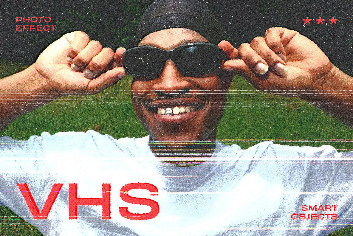 VHS Retro Photo Effect