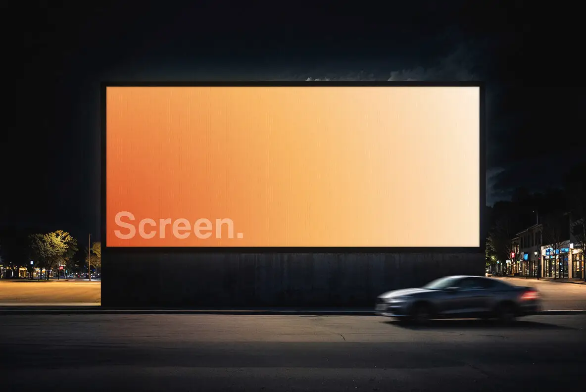 Roadside Screen Mockup
