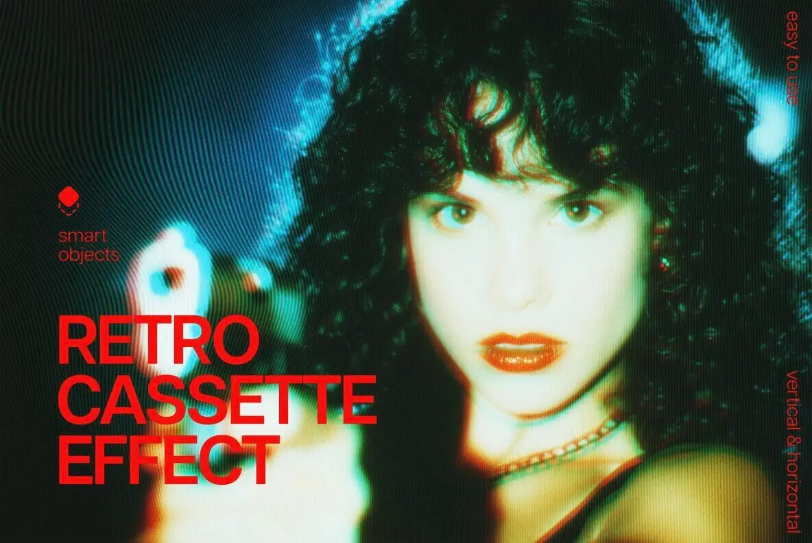 Retro VHS Tape Photo Effect