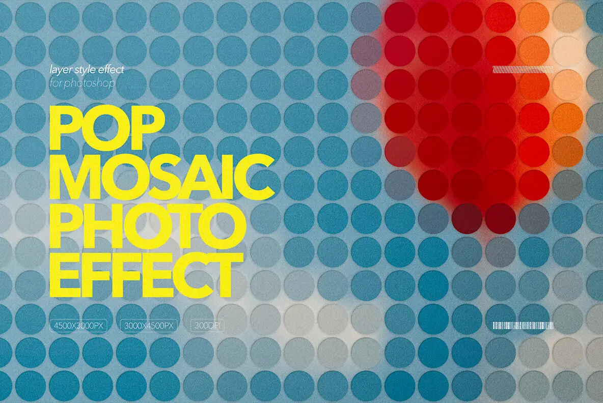 Pop Mosaic Photo Effect