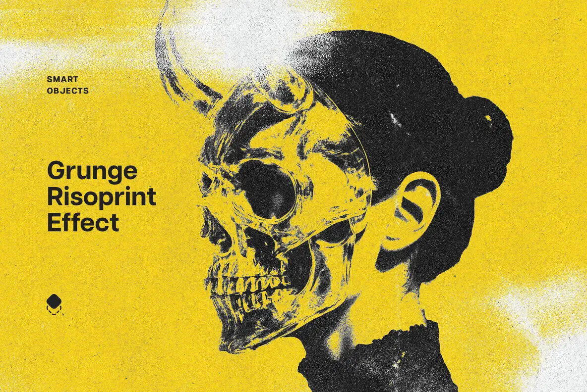 Grunge Risoprint Photo Effect