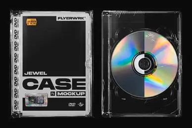 DVD Jewel Case Mockup