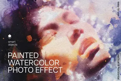 Watercolor Paint Photo Effect