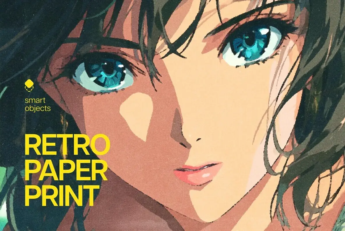 Retro Paper Print Effect