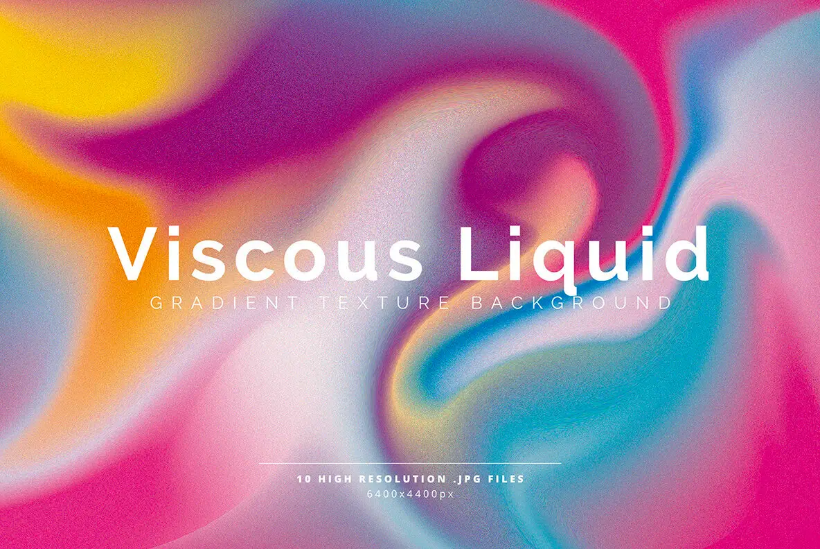 Viscous Liquid Gradient Texture Background