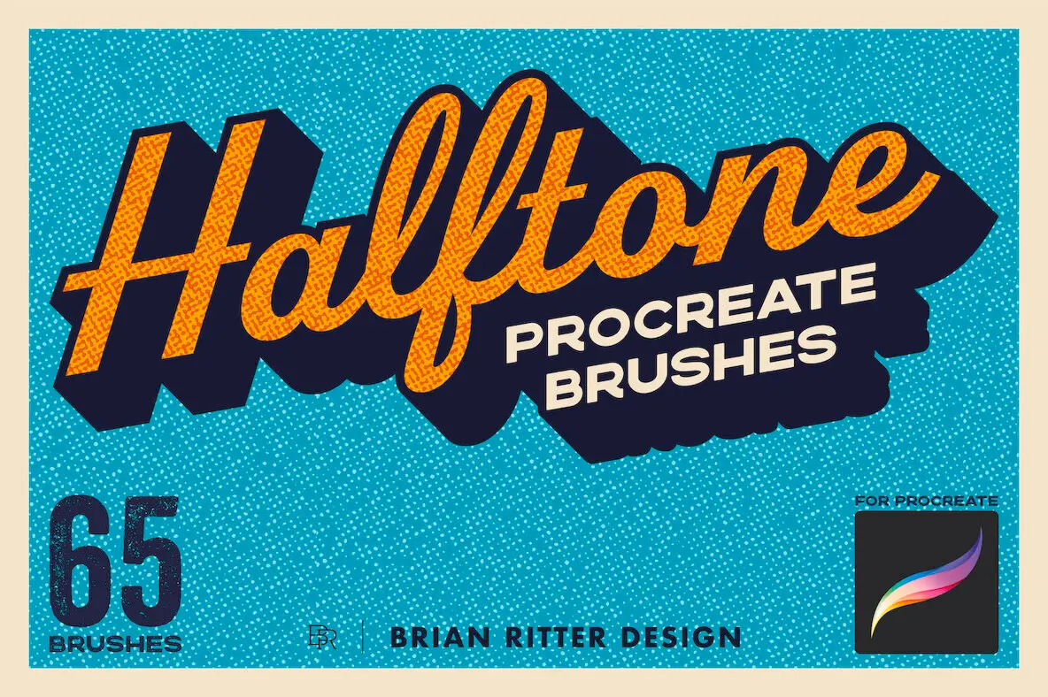 Halftone Procreate Brushes