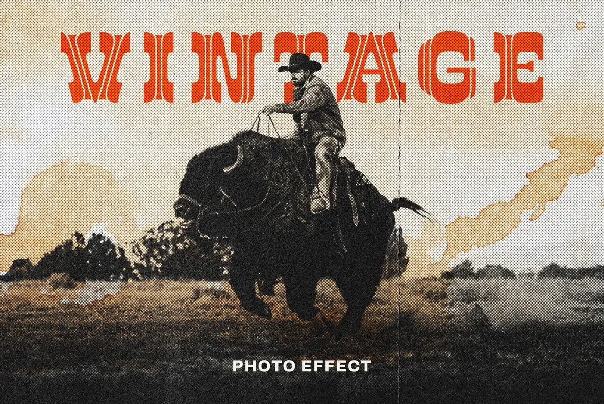 Dirty Vintage Photo Effect