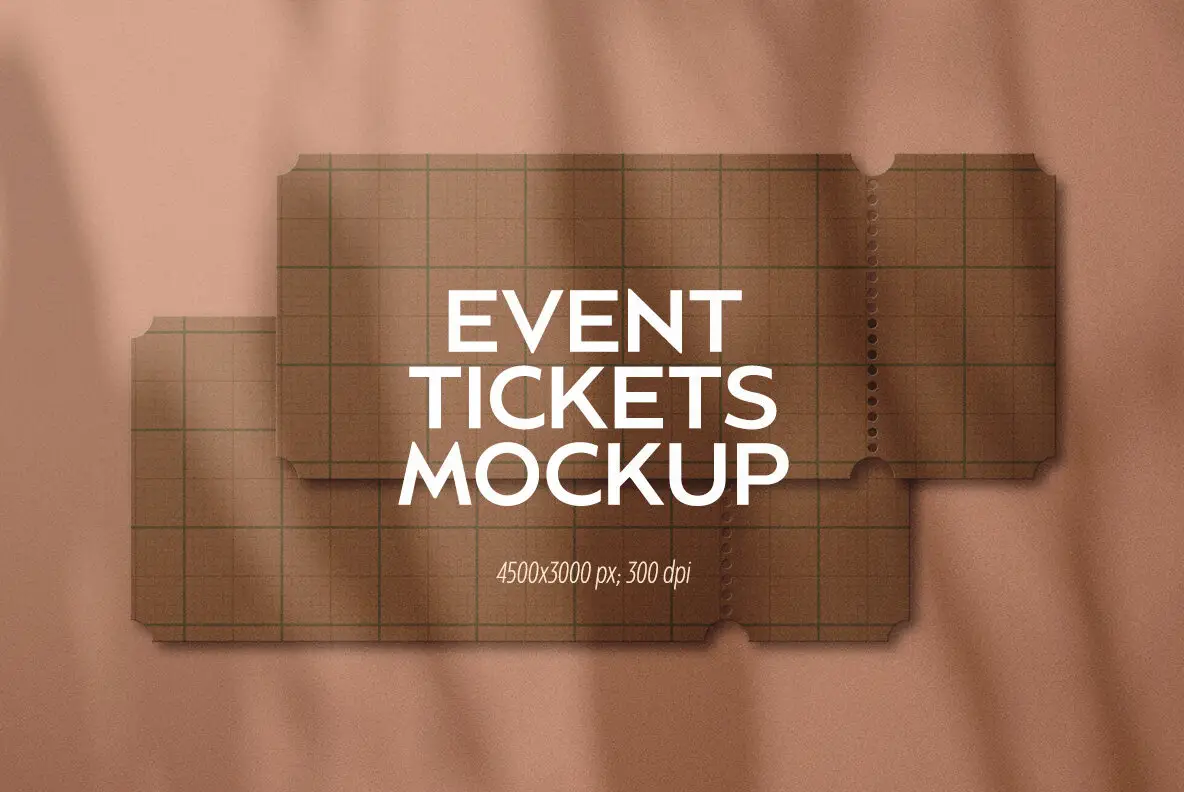 Event Tickets Mockup