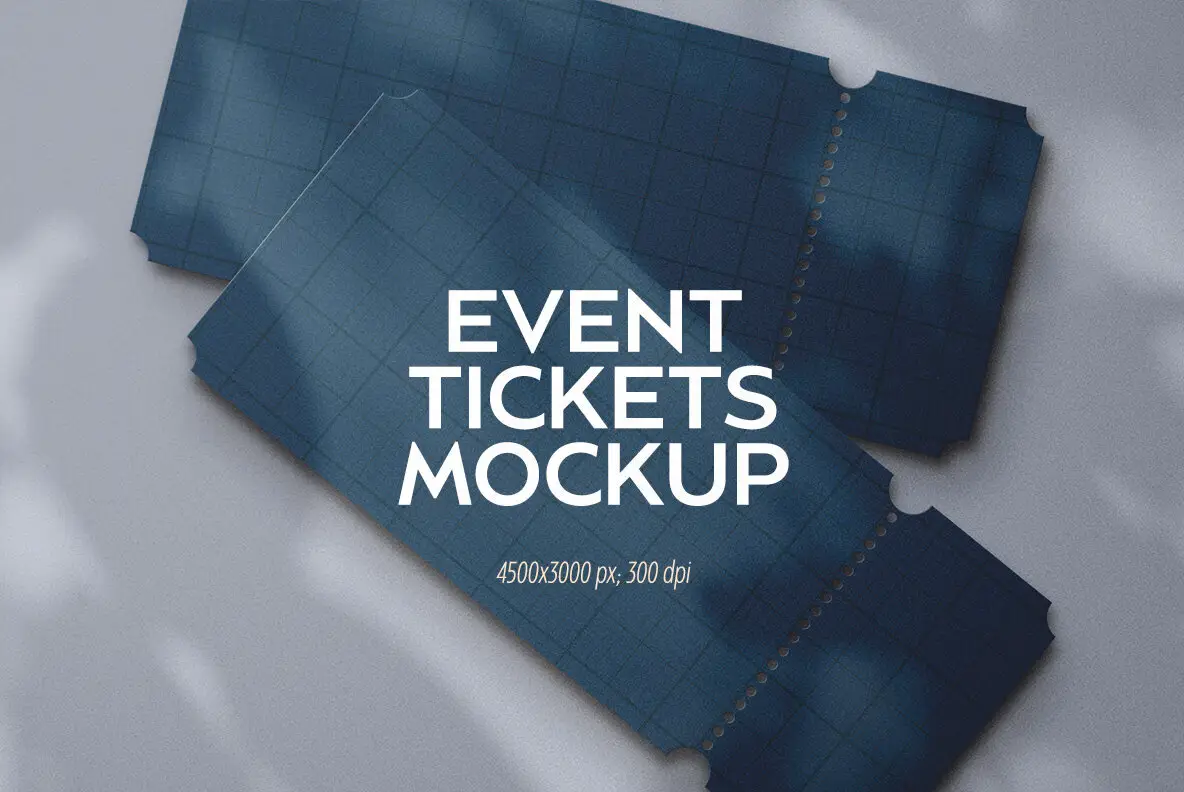 Event Tickets Mockup
