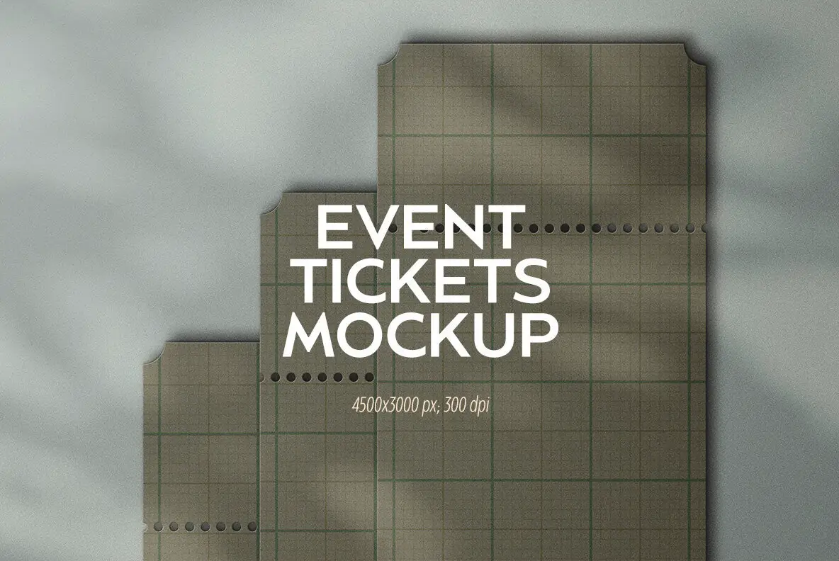 Event Tickets Mockup