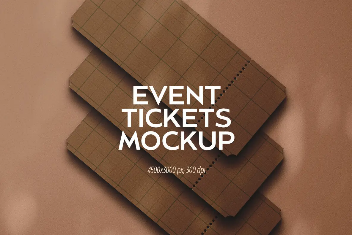 Event Tickets Mockup