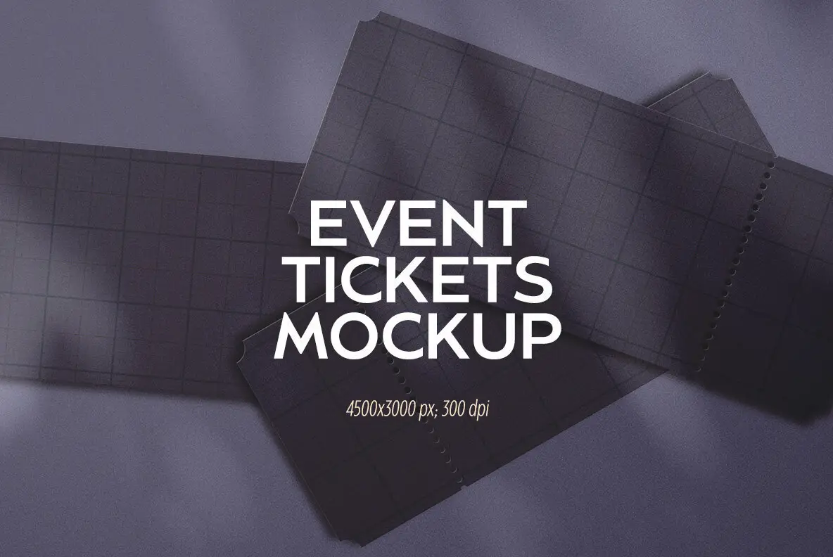 Event Tickets Mockup