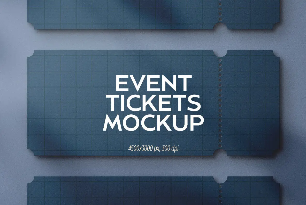 Event Tickets Mockup