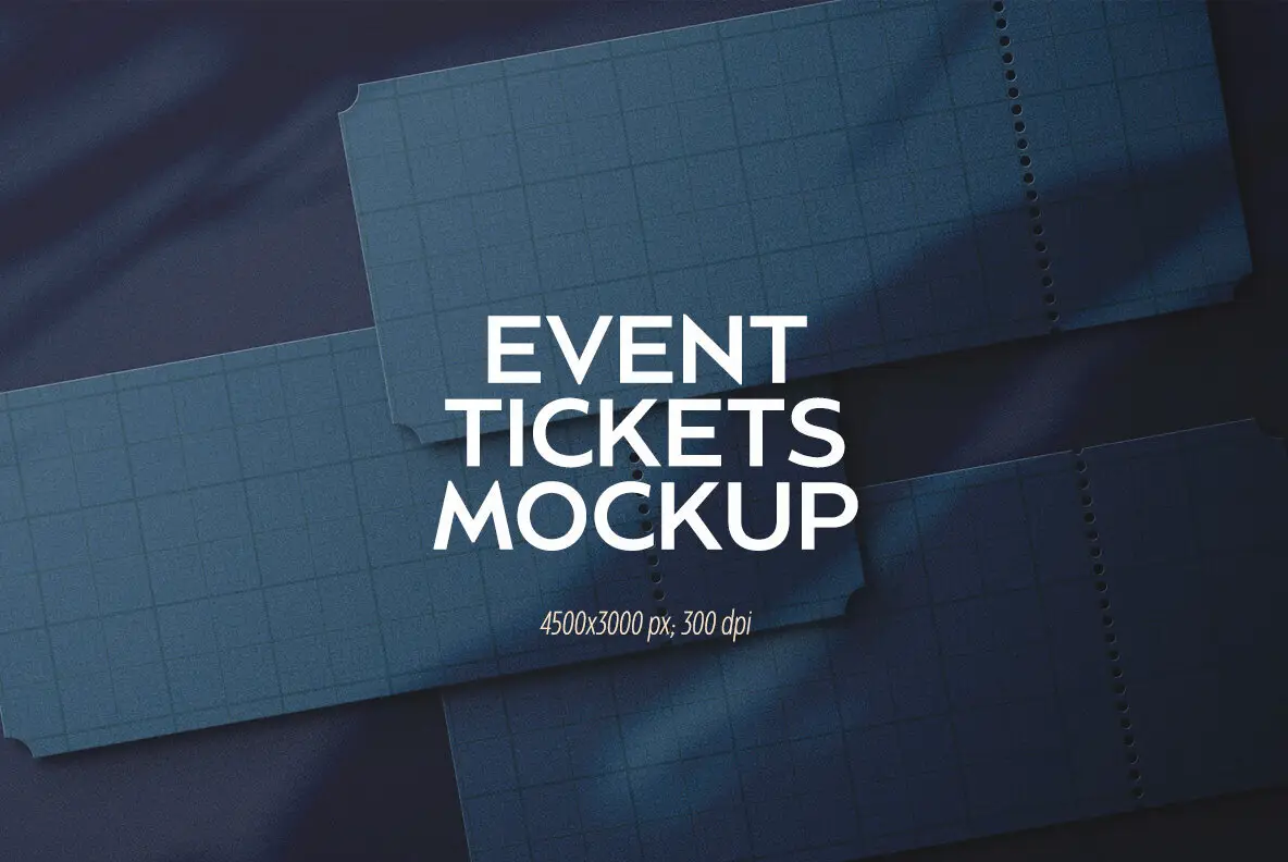 Event Tickets Mockup