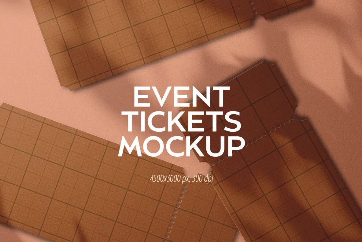 Event Tickets Mockup